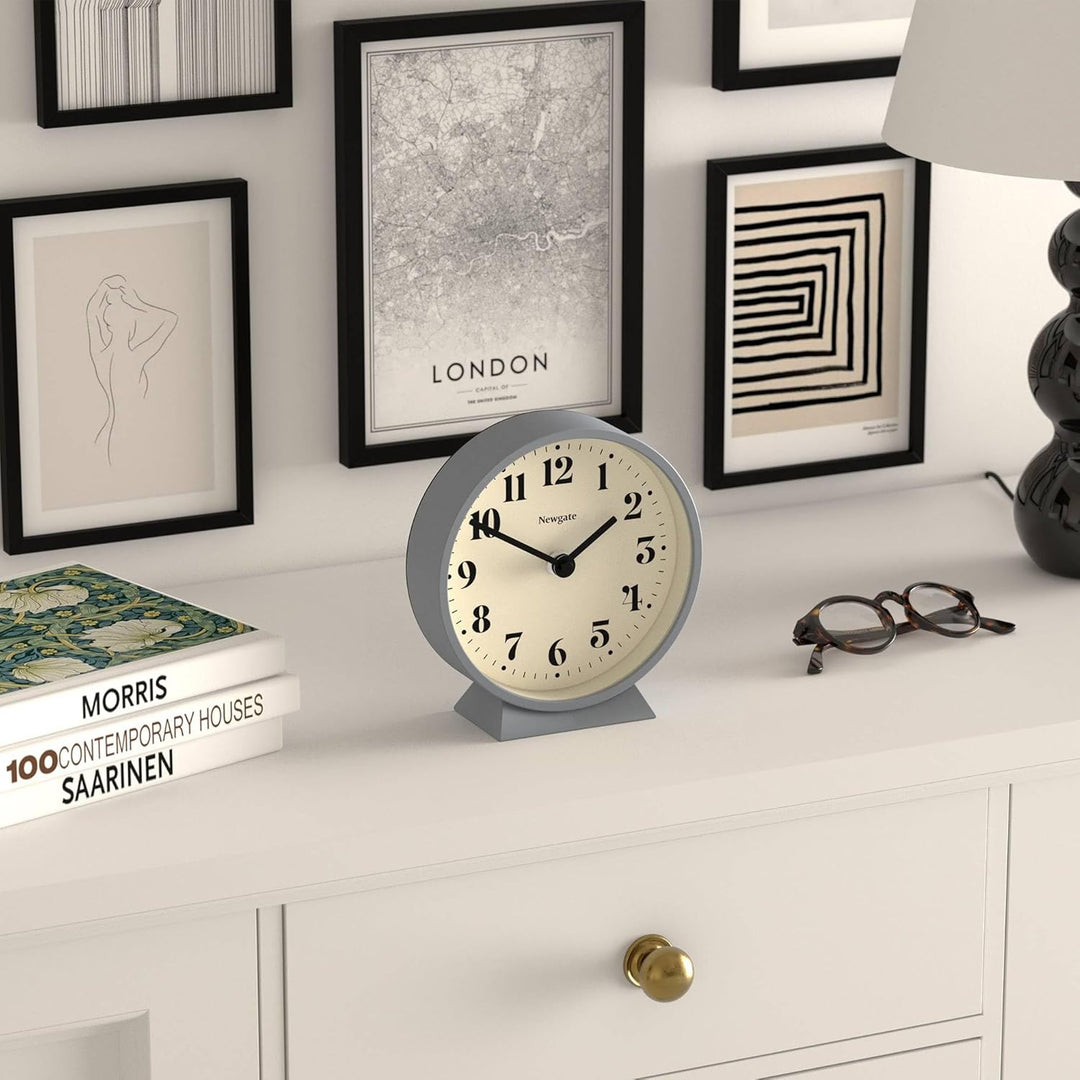 NEWGATE® Theater-Kaminuhr – leiser Sweep "No Tick" Kaminuhr – kleine Kaminuhren – minimalistisches Z