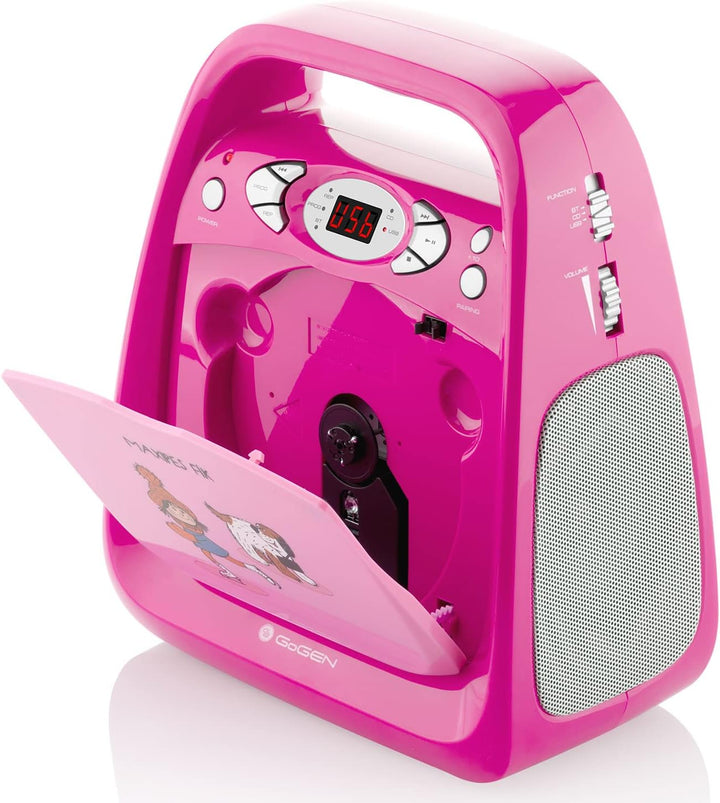 GoGEN Karaoke CD-Player I Maxipes I Bluetooth I USB Port I Karaokemikrofon I Kopfhöreranschluss I Ka