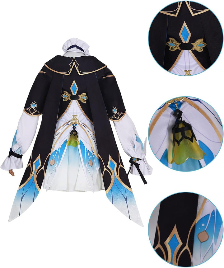 CR ROLECOS Honkai Star Rail March 7th Anaxa Cosplay Kostüm Outfit Spielfiguren Uniform Full Set Hall