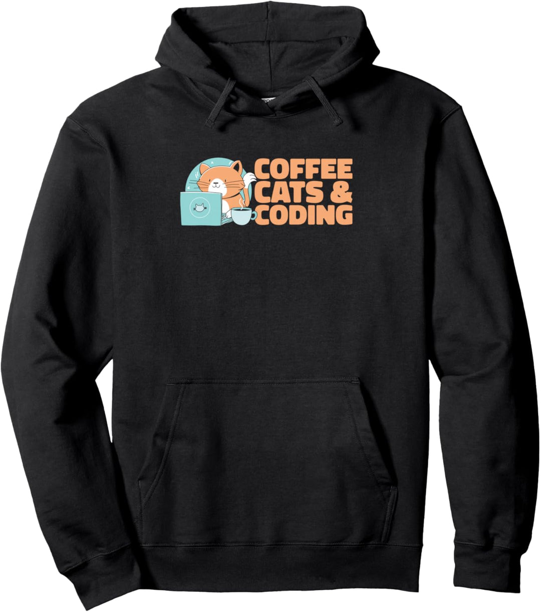Coder Katze Entwickler Informatiker - Coden Programmierer Pullover Hoodie
