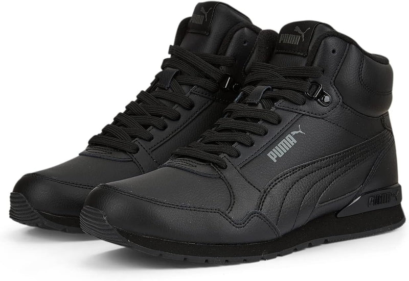 PUMA Unisex St Runner V3 Mid L Sneaker 46 EU Puma Black Puma Black Dark Shadow, 46 EU Puma Black Pum