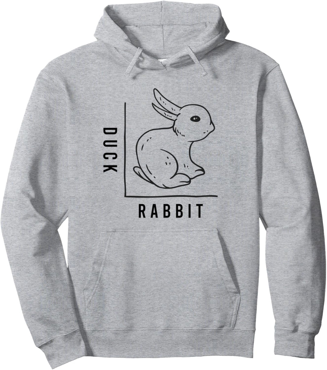 Mathe illusion Lehrer Ente Hase Kaninchen Wittgenstein logik Pullover Hoodie
