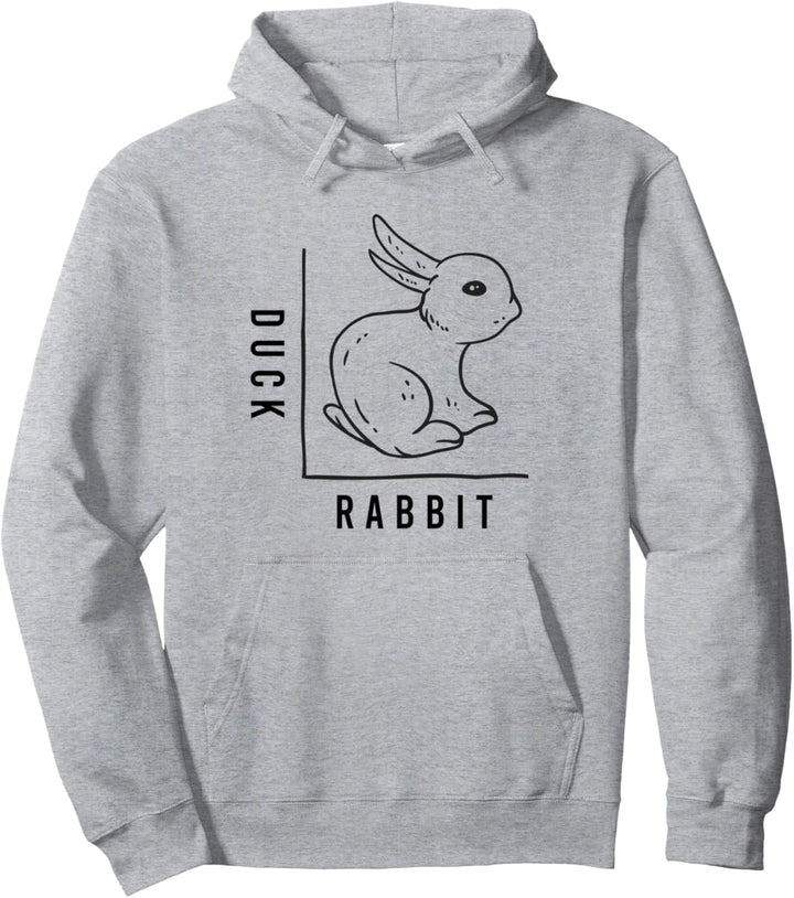 Mathe illusion Lehrer Ente Hase Kaninchen Wittgenstein logik Pullover Hoodie
