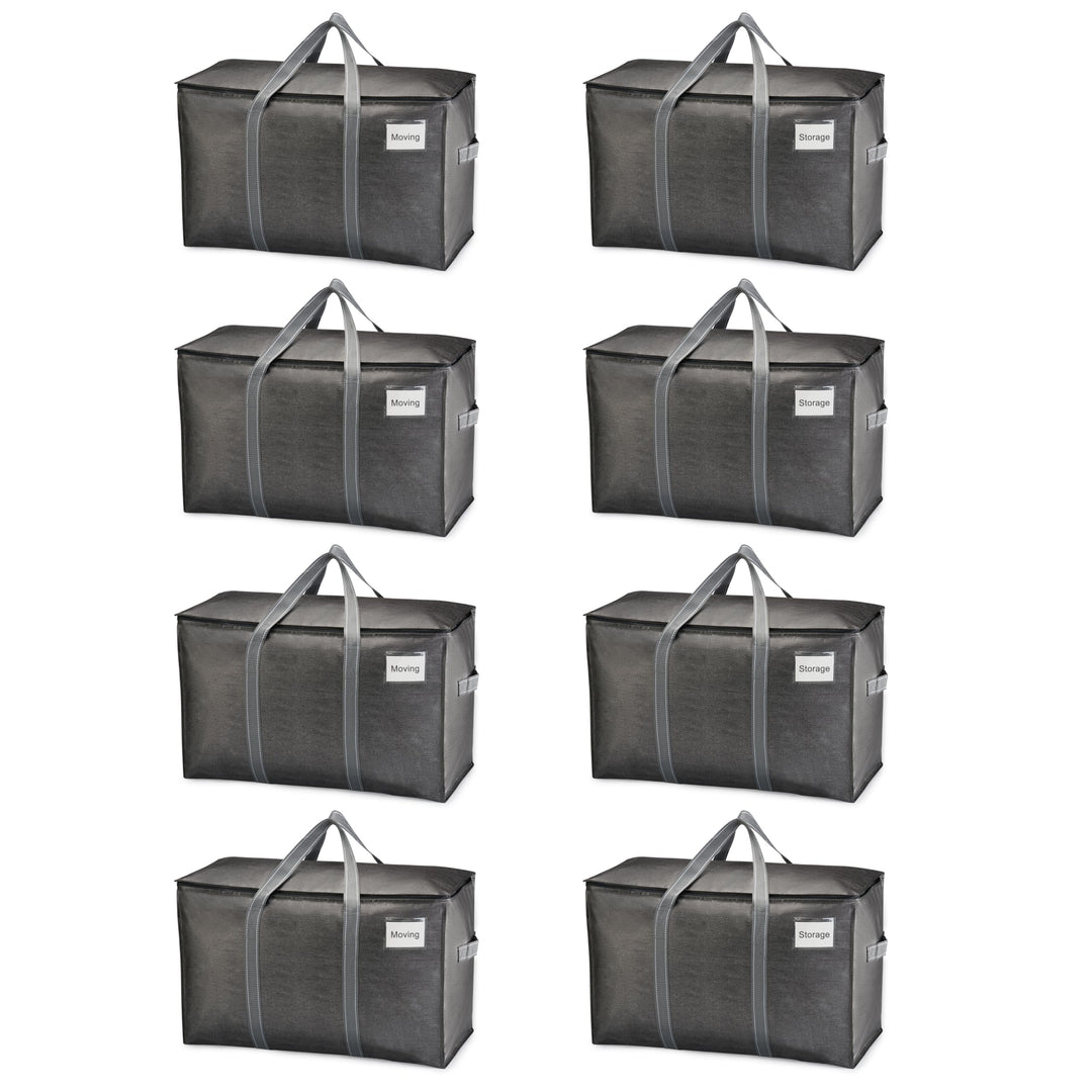 VENO 102 Liter Grosse Aufbewahrungstasche, Aufbewahrungsbox mit Deckel, Starke Griffe Umzugstaschen