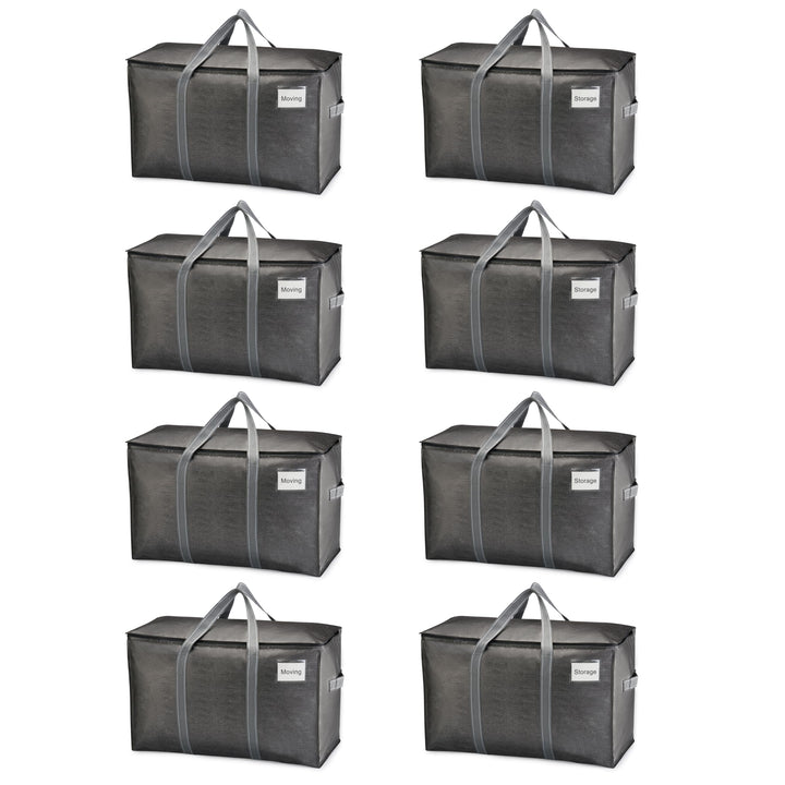 VENO 102 Liter Grosse Aufbewahrungstasche, Aufbewahrungsbox mit Deckel, Starke Griffe Umzugstaschen