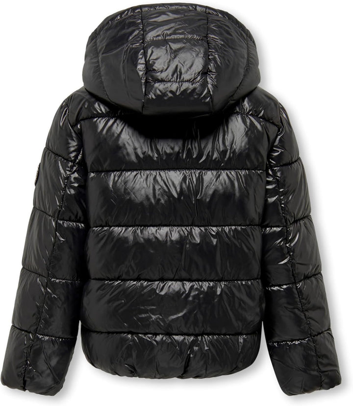 ONLY girl Jacke Abnehmbare Kapuze Steppjacke 116 Schwarz, 116 Schwarz