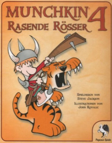 Pegasus Spiele 17121G - Munchkin 4 Rasende Rösser