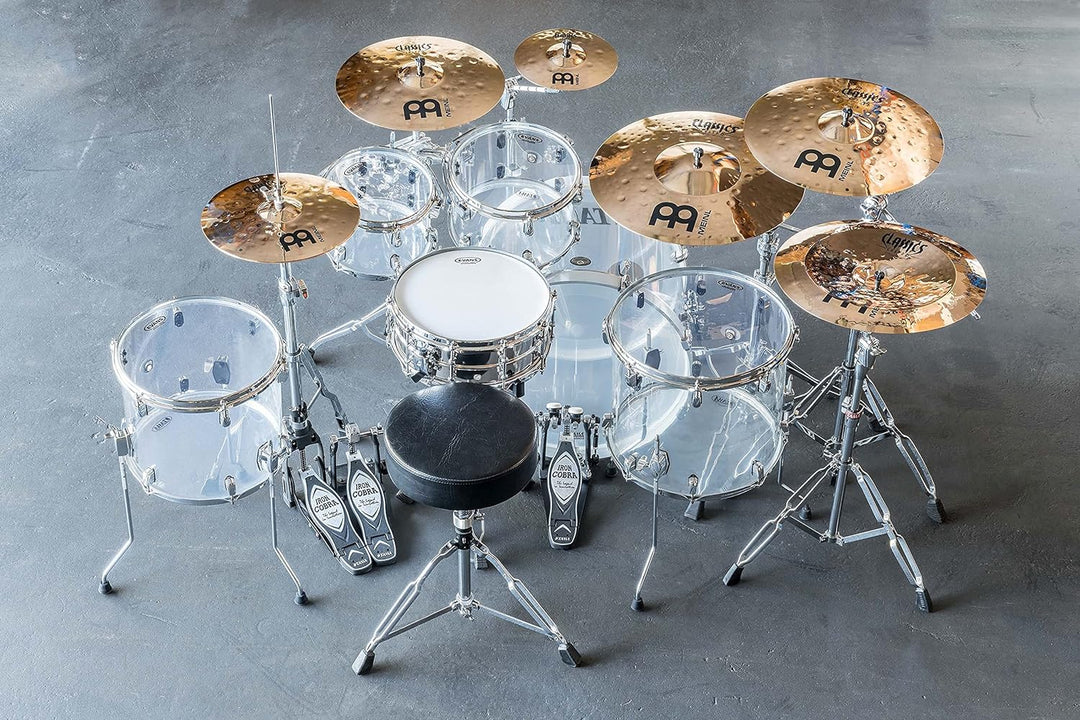 Meinl Cymbals Classics Custom Extreme Metal Hihat 14 Zoll (Video) Schlagzeug Becken (35,56cm) B12 Br