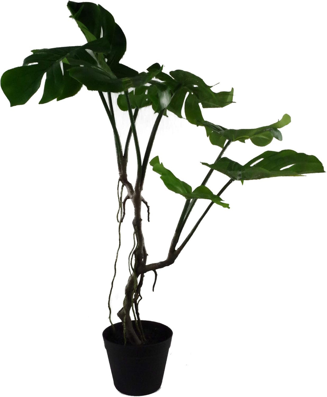 Leaf Kunstpflanze mit gedrehtem Stiel, 70 cm Monstera Vine 70 cm, Monstera Vine 70 cm