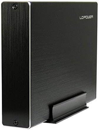 LC Power GEH 8.9cm (3,5") SATAIII>USB3.1 LC-35U3-Becrux-C1 (B, Aluminium, schwarz, 120 x 32 x 175 mm