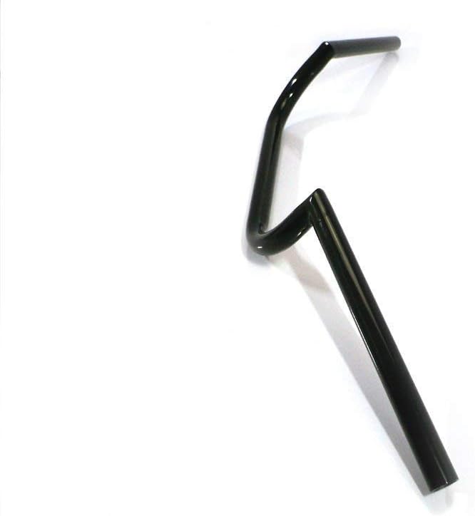 Motorrad Clubman Style Stahl 22mm 7/8" Schwarz Lenker