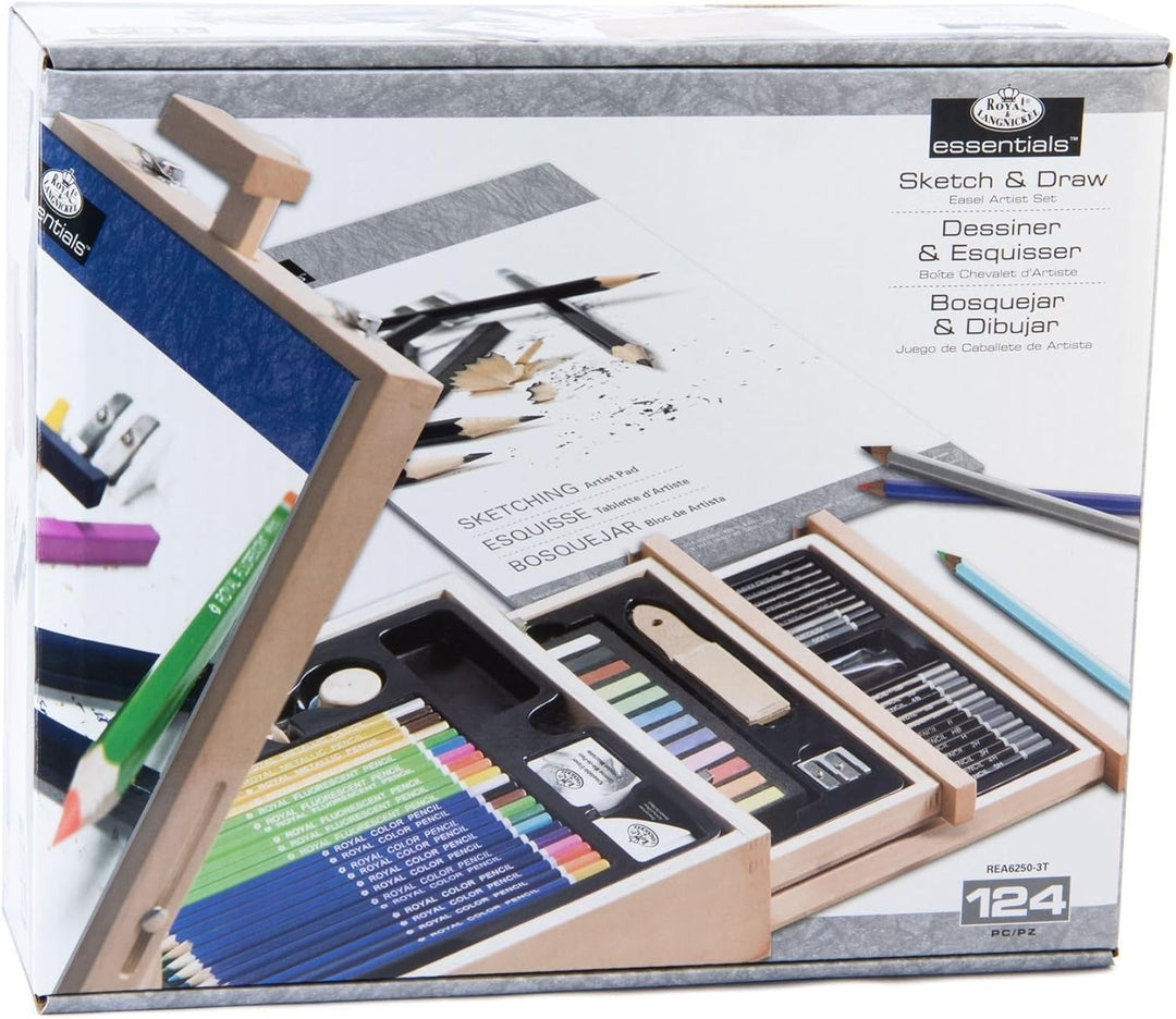 Royal & Langnickel Sketching & Drawing Skizzier-/Zeichenset mit Staffelei