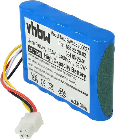 vhbw Li-Ion Akku 3400mAh (18.5V) kompatibel mit Husqvarna Automower 315X für Rasenroboter Rasenmäher