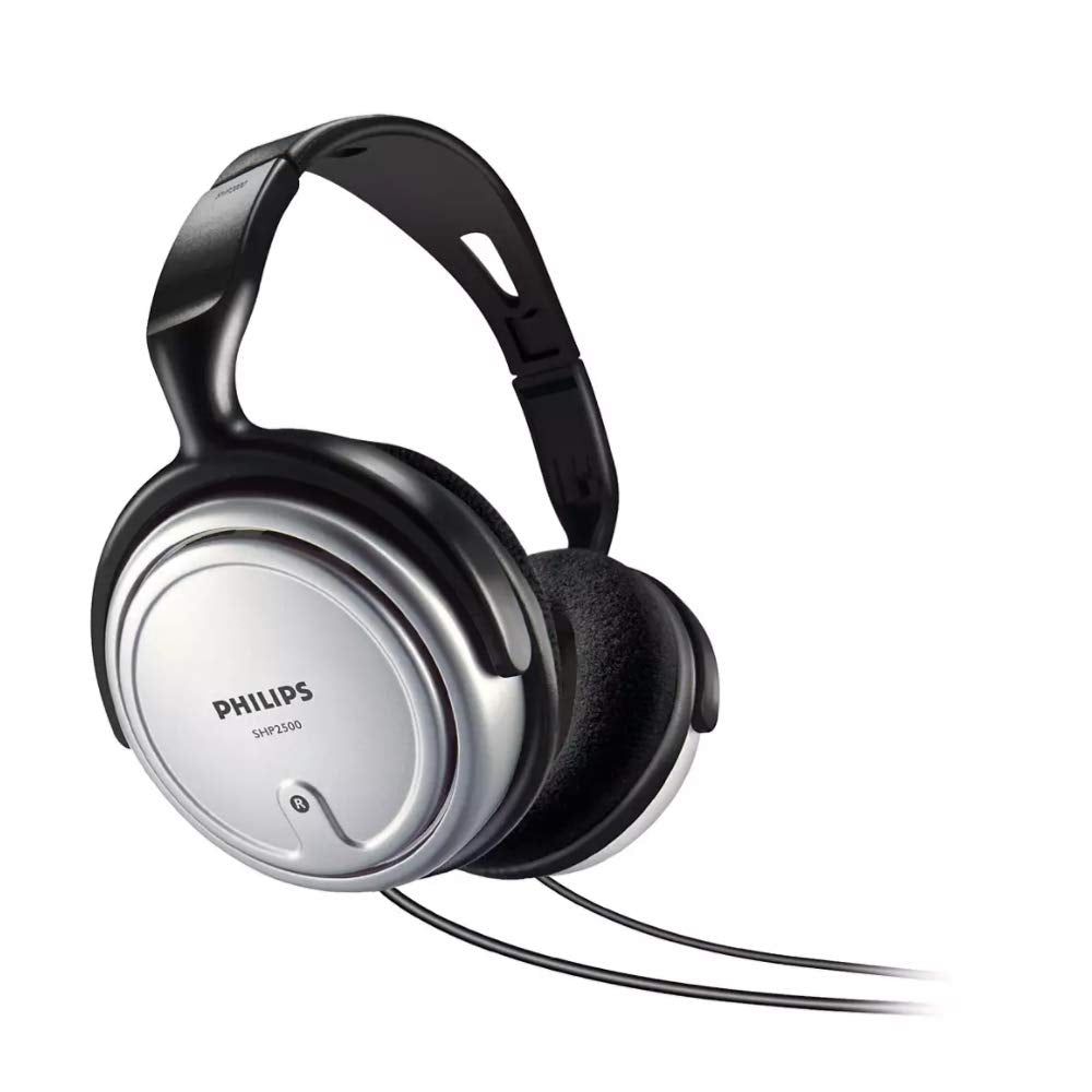 Philips Audio SHP2500/10 HiFi TV Kopfhörer (Exzellenter Sound, Geräuschisolation, idealer Sitz, Laut