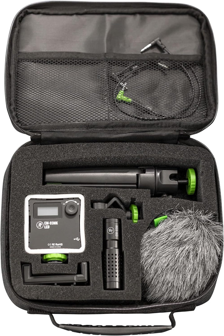 Mackie EM-93MK umfassendes Content Creation Kit für Smartphones und DSLR-Kameras mit EM-93M Mikrofon
