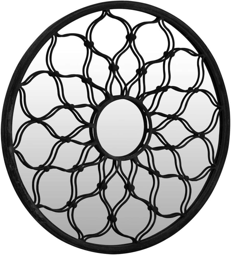 vidaXL Spiegel Wandspiegel Dekospiegel Hängespiegel Flurspiegel Fensterspiegel Wohnzimmer Deko Schwa