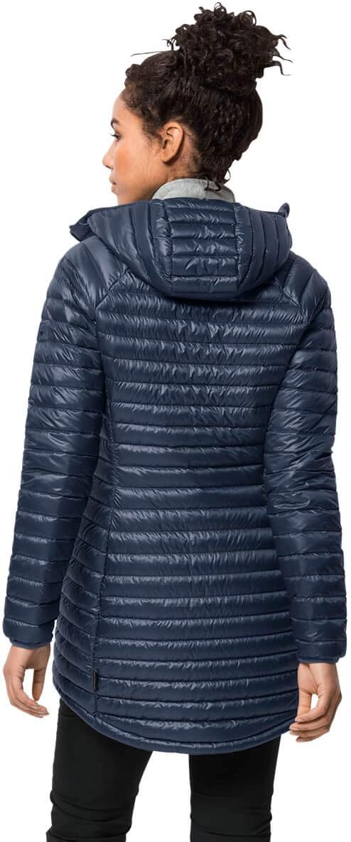 Jack Wolfskin Damen Atmosphere Coat W Winddichter Daunenmantel XS Dark Indigo, XS Dark Indigo
