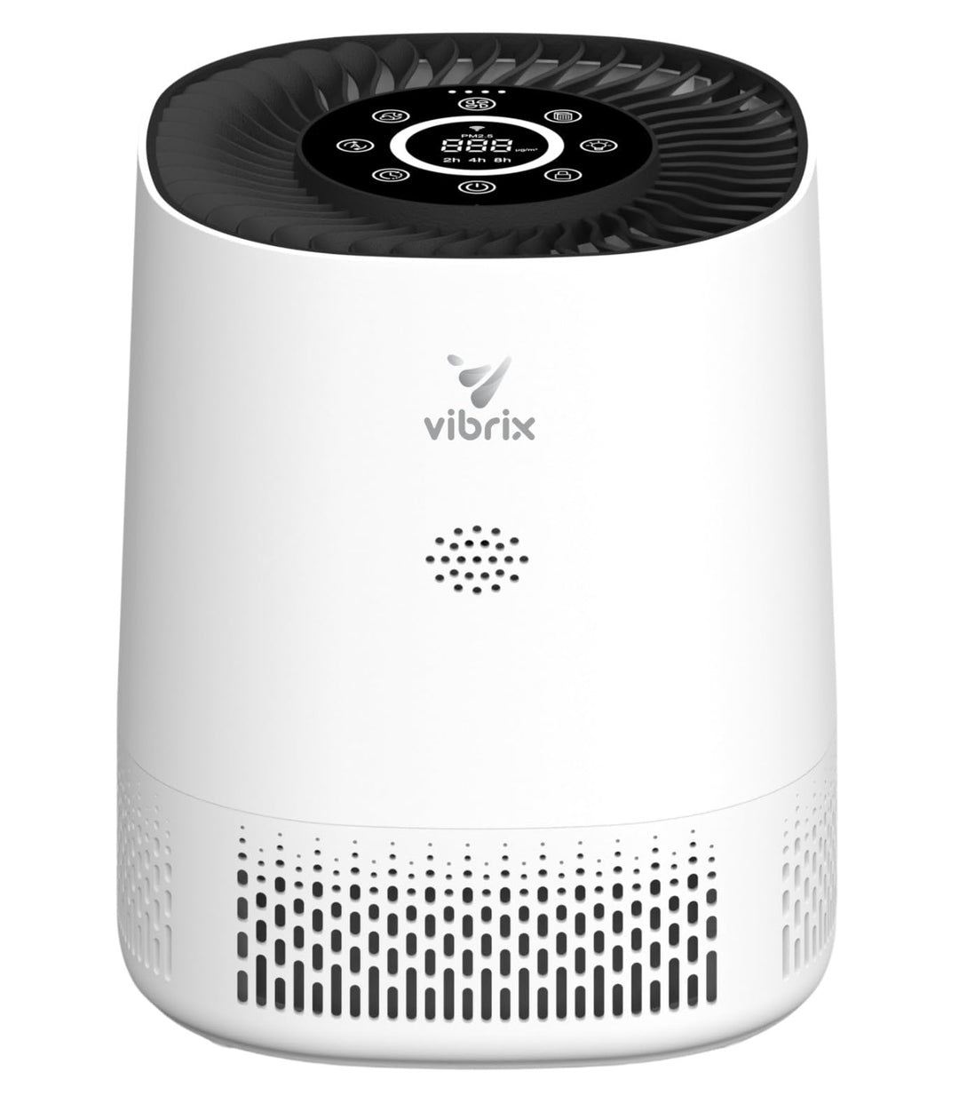 Vibrix PureFlow15 Luftreiniger Allergiker, 6-Stufiges HEPA H13 Aktivkohlefilter System gegen 99,95%