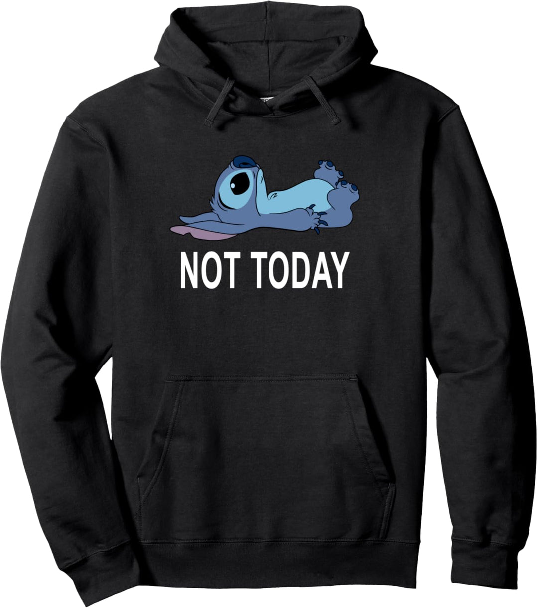 Disney Lilo & Stitch Laying Down Not Today Friend Pullover Hoodie