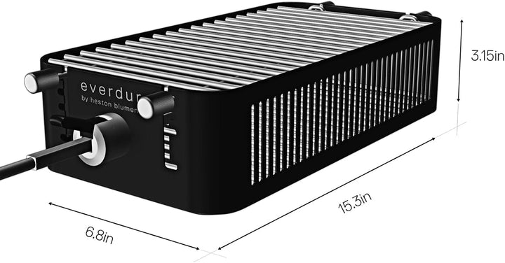 everdure by heston blumenthal Rotisseriekorb für 8mm oder 16mm Spiess I Drehspiess Grillkorb für HUB