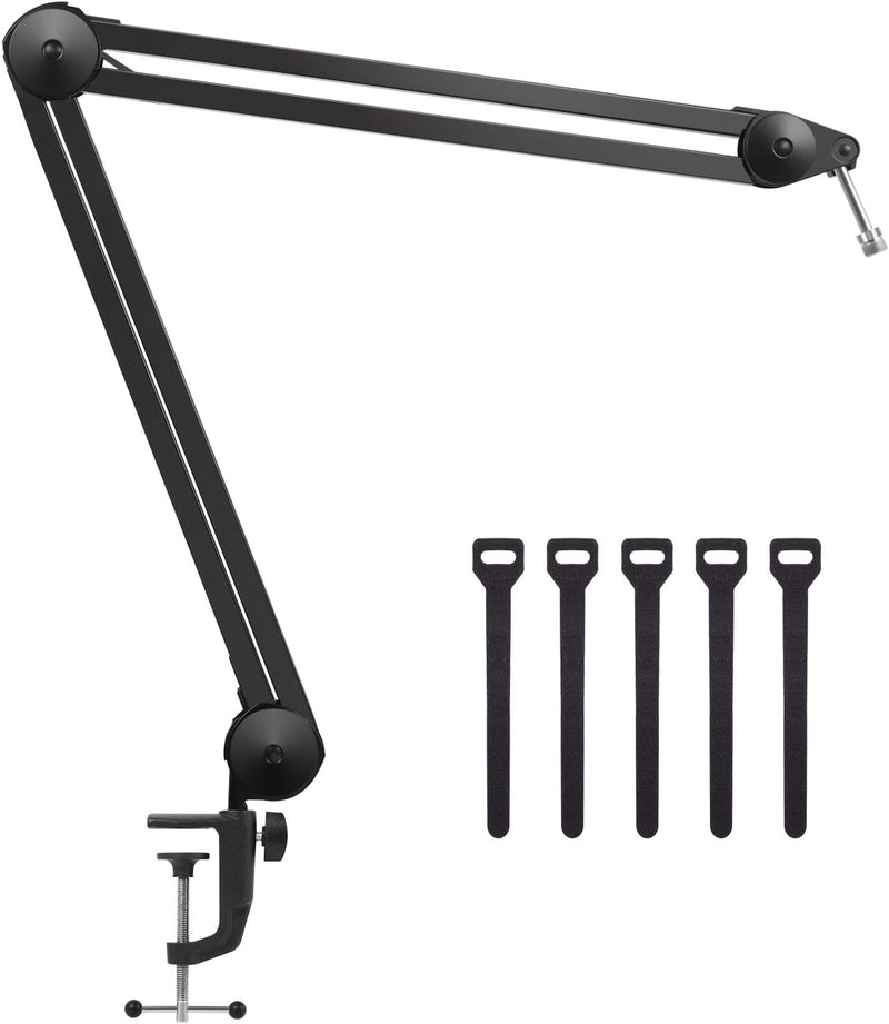 InnoGear Mikrofonständer Grosser Mikrofonarm Boom Arm mit Fünf Kabelbinder für Blue Snowball Blue Sn