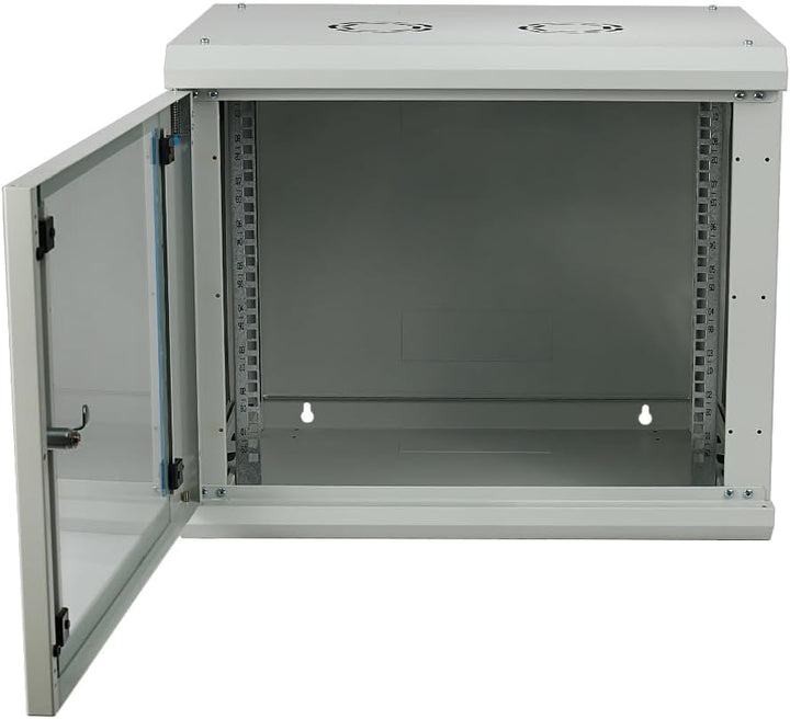 Koscom Connect Netzwerkschrank 9 HE I Serverschrank 19 Zoll I Wandmontage 600 x 450 x 503 mm I voll