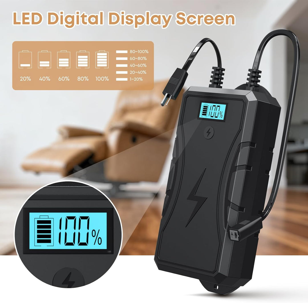 Battery Pack for Reclining Furniture 2500mAh Universal Wireless Recliner Battery Pack Charger for El