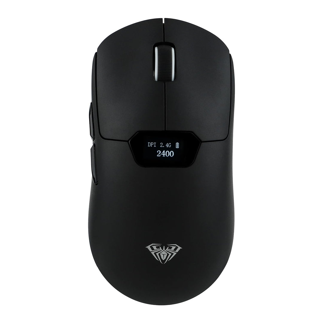 MechLands Aula SC390 – Leichte Gaming-Maus mit Display, kabellose 2,4-GHz-/USB-C-/BT-Maus mit 400-mA
