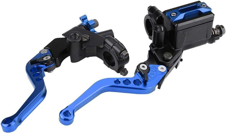 Qiilu 1 Paar Universal-Brems- und Kupplunghebel für Motorräder mit 7/8-Zoll-Lenker (22 mm), für Haup