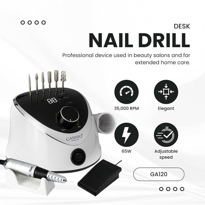 Nagelfräser für Gelnägel | Nail Drill 65W | Elektrische Nagelfeile | Maniküre Pediküre Set Elektrisc