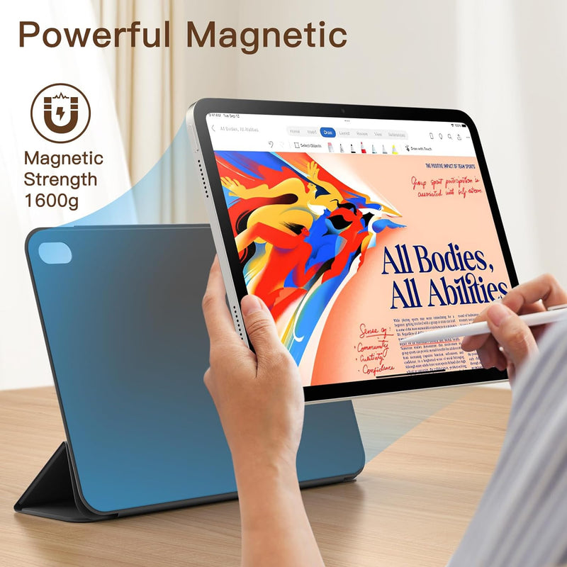 JETech Magnetisch Hülle für iPad 10 (10,9 Zoll, Modell 2022, 10. Generation), Magnetisch Befestigung