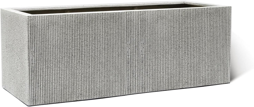 ESCHBACH® Pflanzkübel Box 80 Grau Rechteckig * 80 x 31 x 31 cm * 10 Jahre Garantie 80x31x31, 80x31x3
