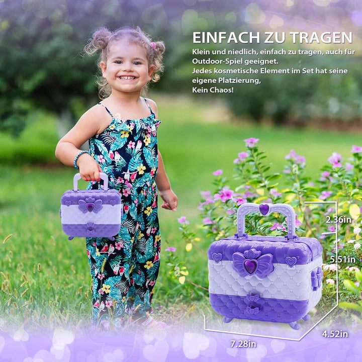 Kinderschminke Set Mädchen Kinder Make Up Set - Kinder Schminkset Mädchen,Kinder Schminkkoffer Mädch