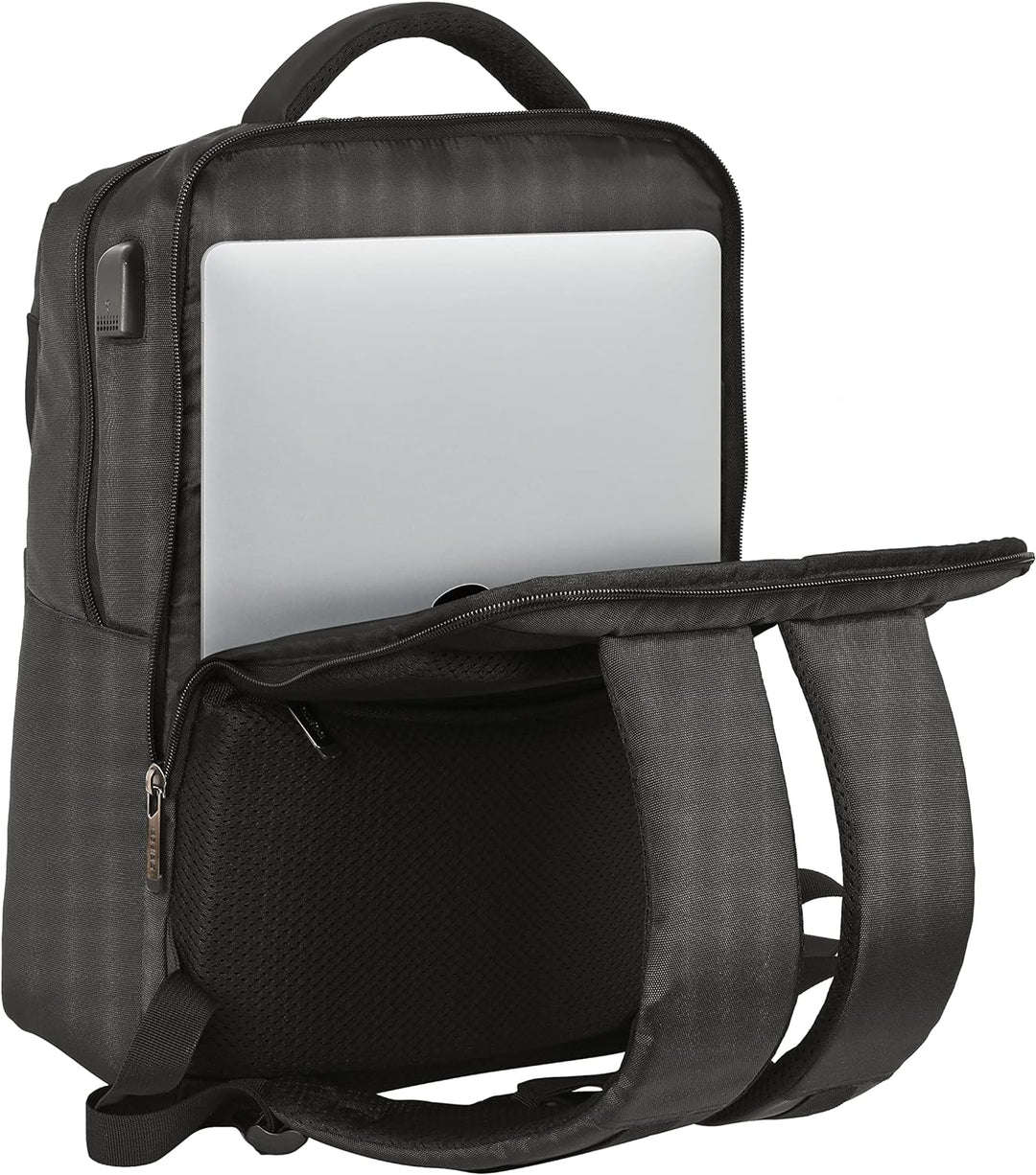 safta Unisex Kinder, 15,6 Zoll und USB Business Grey Rucksack mit 2 Taschen, 31 x 44 x 13 cm, bunt,