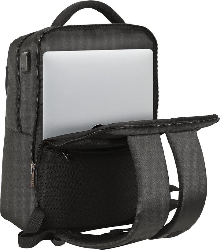 safta Unisex Kinder, 15,6 Zoll und USB Business Grey Rucksack mit 2 Taschen, 31 x 44 x 13 cm, bunt,