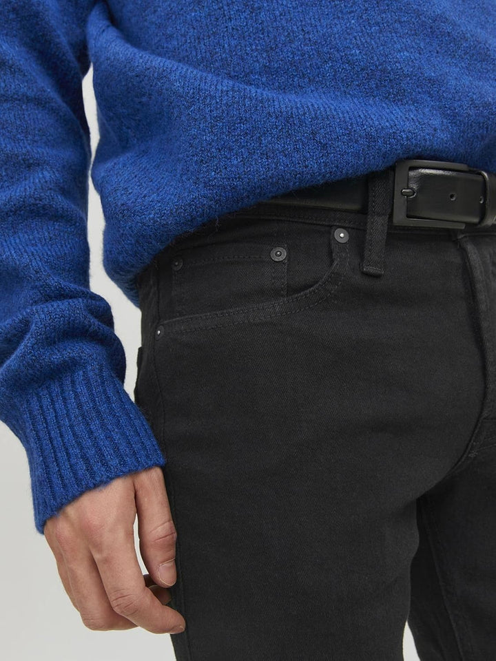 JACK &amp; JONES Herren Jeans Jjiglenn Jjoriginal NA 029 Noos 33W / 30L Black Denim, 33W / 30L Black Den