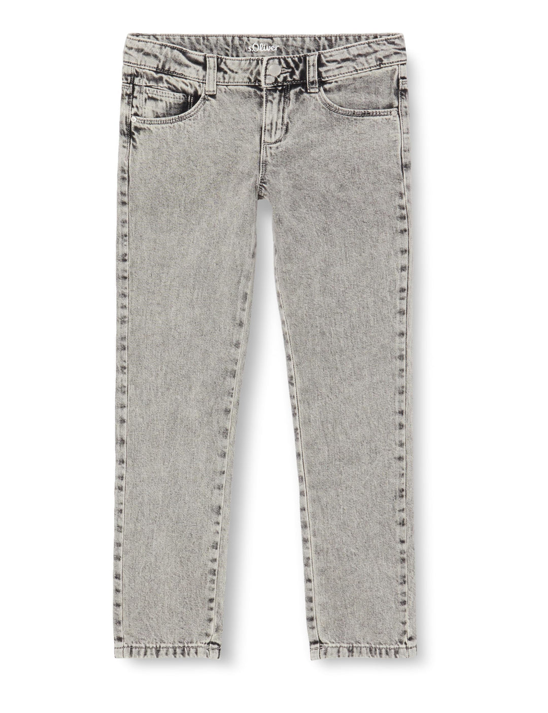 s.Oliver Mädchen Jeans Hose,Kathy Slim Fit Jeans Hose,Kathy Slim Fit 110 Grau, 110 Grau