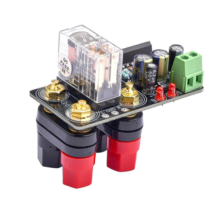 ZEZEFUFU AC 12V-24V Lautsprecherschutzplatine UPC1237 direkt auf dem Gehäuse montiert, zuverlässige