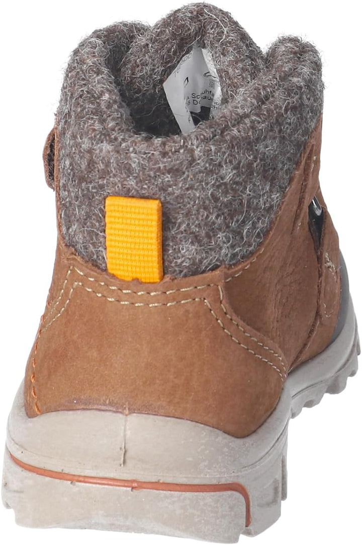 RICOSTA Mädchen und Jungen Lauflernschuhe Dario, WMS:Mittel,Sympatex 19 EU Weit Braun 260, 19 EU Wei