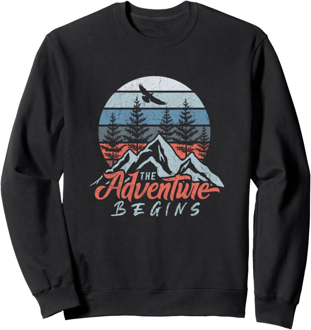 Das Abenteuer beginnt mit dem Wandern im Freien Sweatshirt