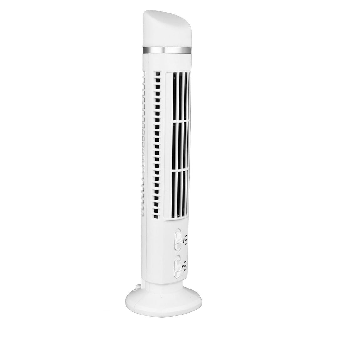 Hztyyier Flügelloser Turmventilator, 90-Grad-Oszillation, Leise Kühlung für Heimbüro, ABS-Material,