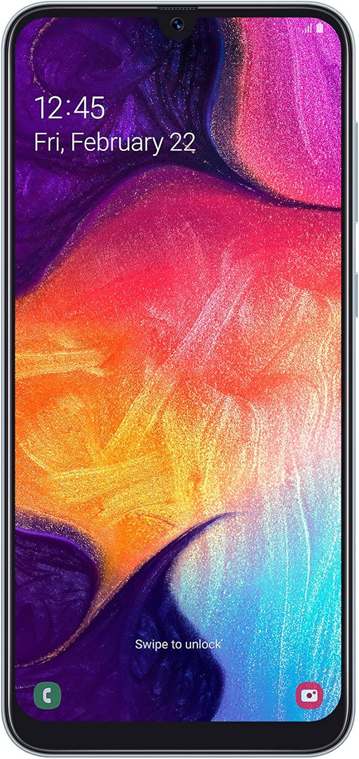 Samsung Galaxy A50 Smartphone Bundle (16.3cm (6.4 Zoll) 128GB interner Speicher, 4GB RAM, Dual sim,