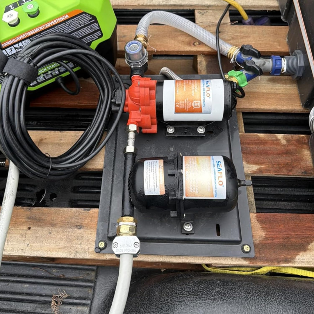 SEAFLO 33-Series Water Pump and Accumulator Tank System - 12V DC, 3.0 GPM, 45 PSI, 0.2 Gallon Tank