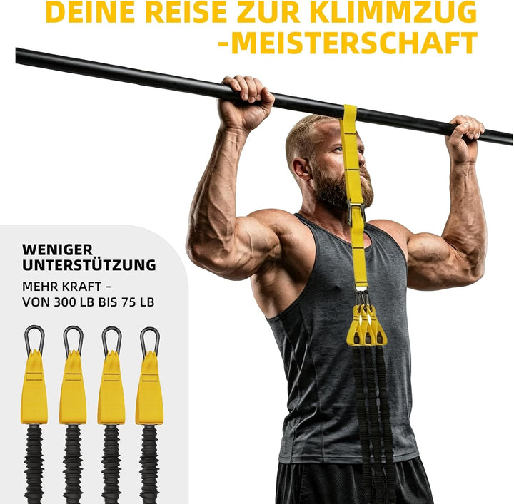 Klimmzughilfebänder, Verstellbarer Widerstand, Krafttraining