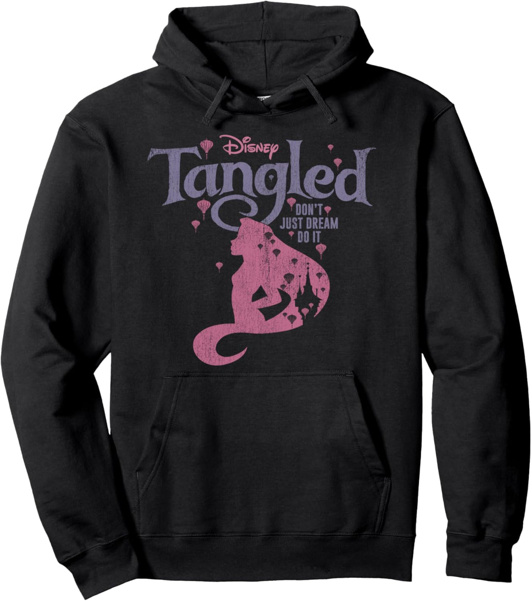 Disney Tangled Silhouette Don't Just Dream Pullover Hoodie
