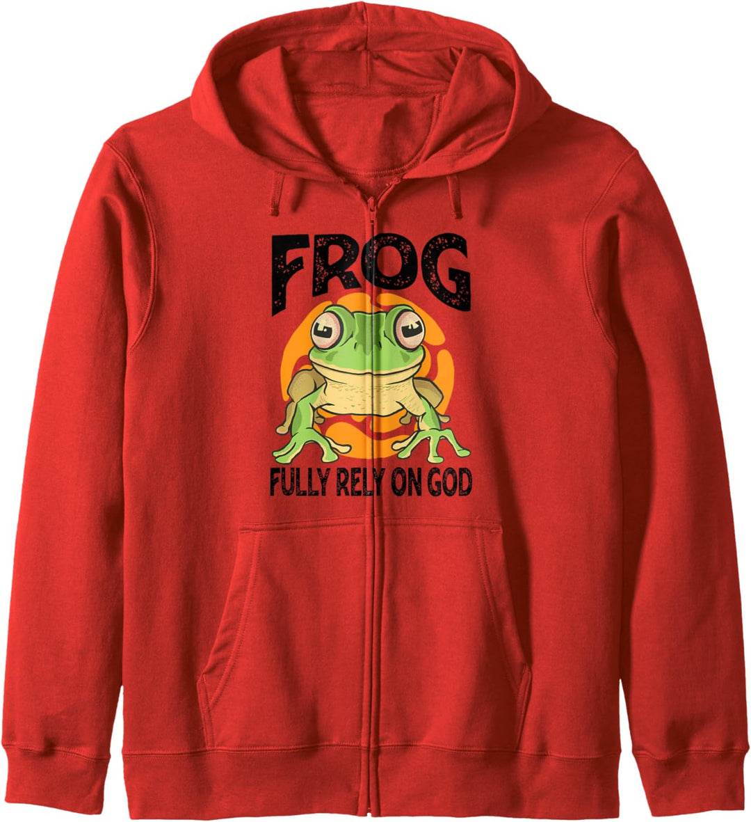 FROG - Fully Rely On God - Funny Definition Kapuzenjacke