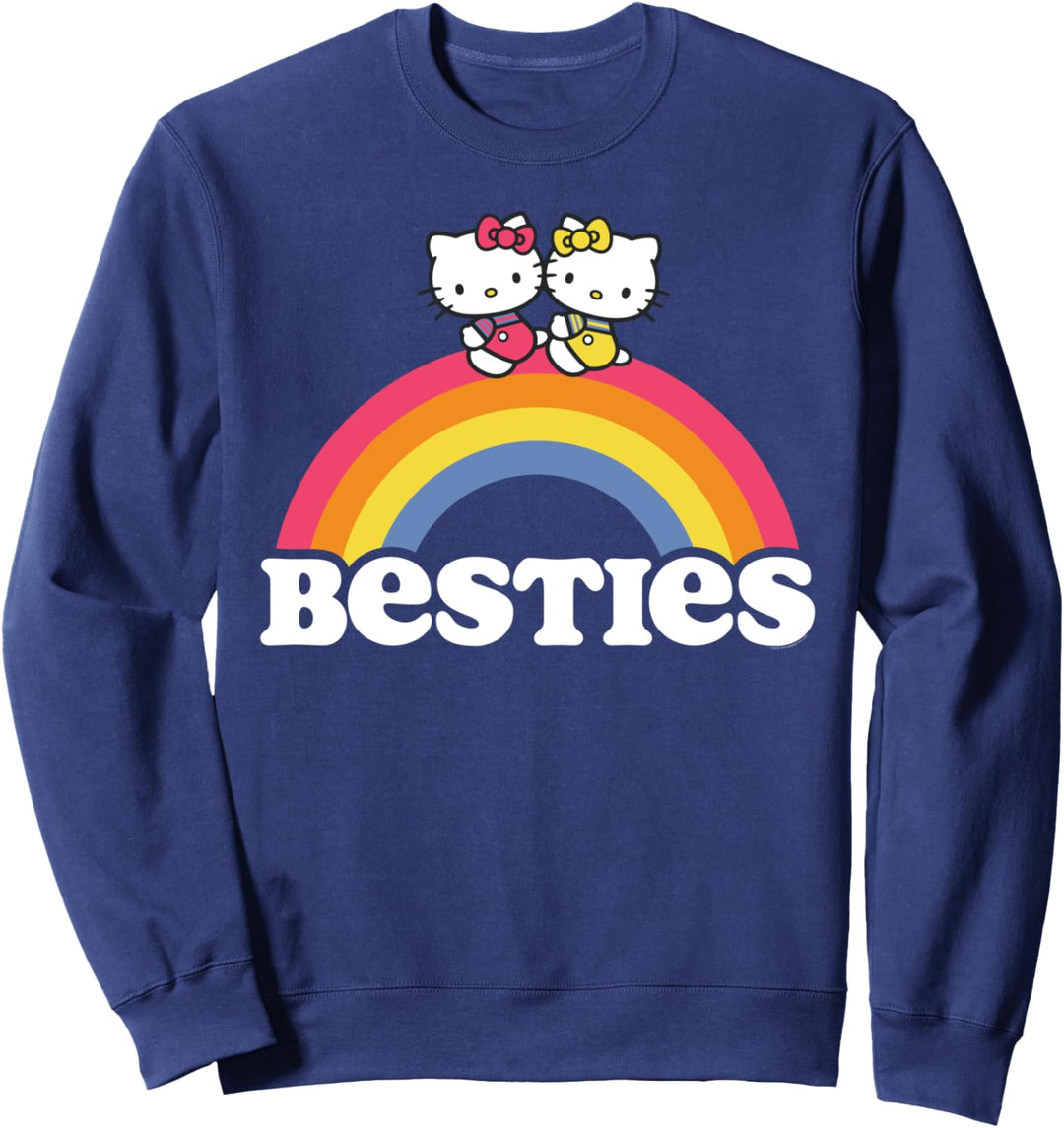 Hello Kitty Bestie Cute Rainbow Japan Sweatshirt