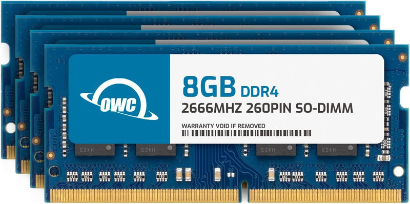 OWC - 32GB Memory Upgrade Kit - 4 x 8GB PC21300 DDR4 2666MHz SO-DIMMs für 27-inch iMac with Retina 5