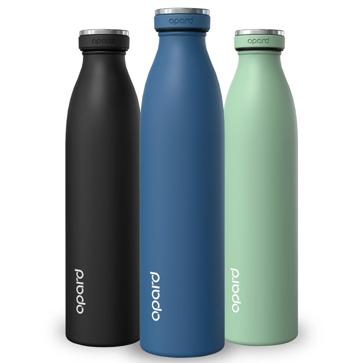 Opard Grip Thermosflasche 750ml, 36h Kalt & 12h Heiss Trinkflasche Edelstahl, Trinkflasche Kohlensäu