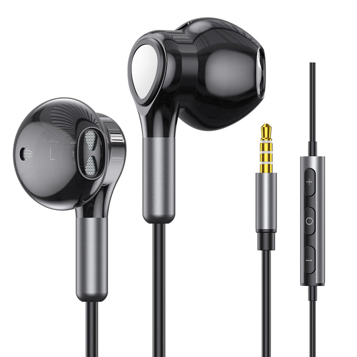 Kopfhörer mit Kabel, In Ear Kopfhörer Kabel in Ear Ohrhörer 3.5mm Klinke Kopfhörer mit Mikrofon, Lau